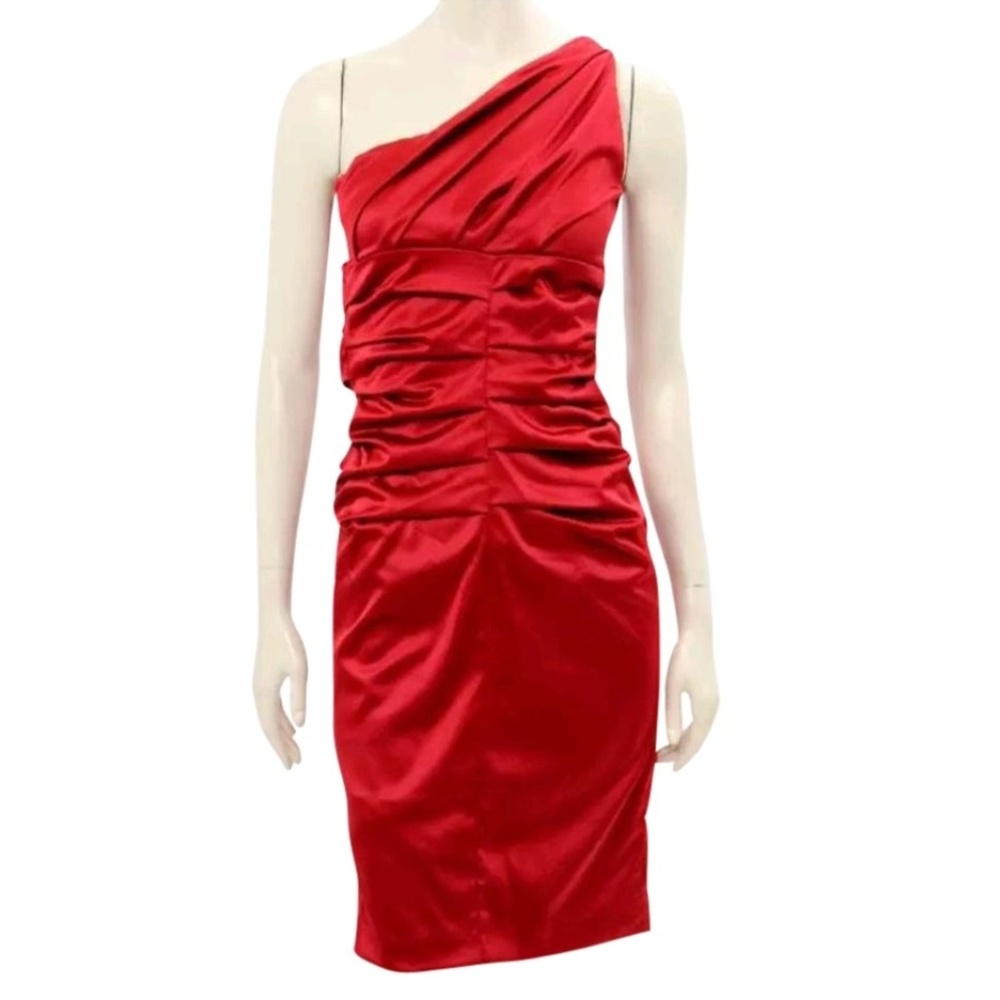 Suzi Chin For Maggy Boutique One Shoulder Dress